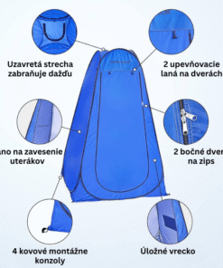 Alternative view of Praktický plážový stan na prezliekanie a sprchovanie