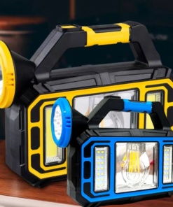 Alternative view of Multifunkčná LED lampa s USB/solárnym nabíjaním