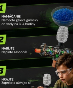 Alternative view of Automatická puška M416 s gélovou guľôčkou