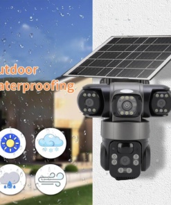 Alternative view of AstraGuard 360™ 4G solárna trojitá objektívová bezpečnostná vonkajšia kamera