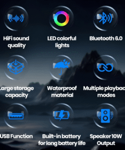 Alternative view of VibeCarry Pro™ Hrudná taška Bluetooth reproduktor HIFI zvuk